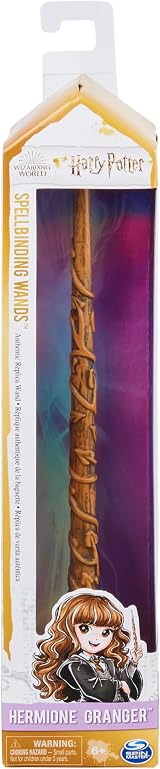 Wizarding World Hermione Granger Spellbinding Wand with Spell Card view 2