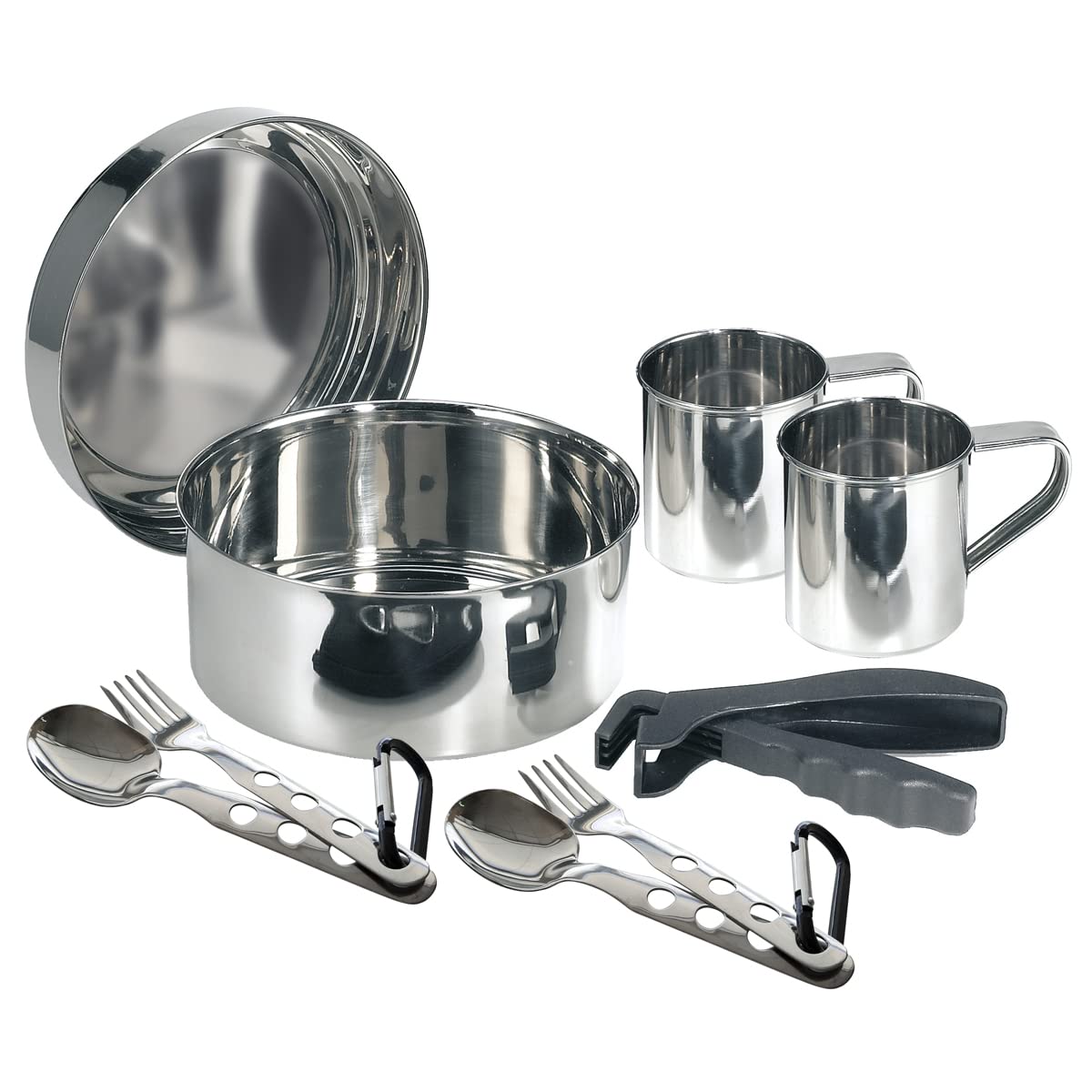 Laken Stainless Steel 20cm Kitchen Set with neoprene cover Camping Mess Kit for 2 People