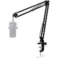 For Elgato Wave 3 Boom Arm, Mic Stand Compatible with Elgato Wave 3 Razer Seiren X Shure SM7B MV7 HyperX QuadCast S SoloCast AT2020 Blue Yeti Fifine AM8 K669B and Other Microphone