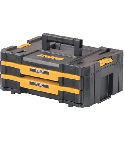 DeWalt DWST1-70706 T-Stak IV Tool Storage Box with 2-Shallow