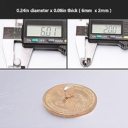 MIN CI 100 Pcs Strong Round Small Rare Earth