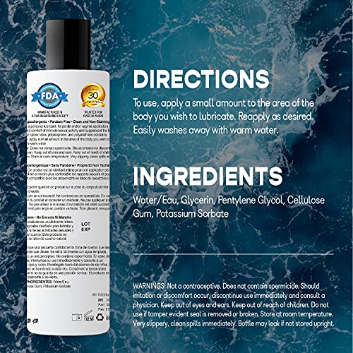 Wet Original Water Based Sex Lube 32 Ounce Premium Personal Lubricant