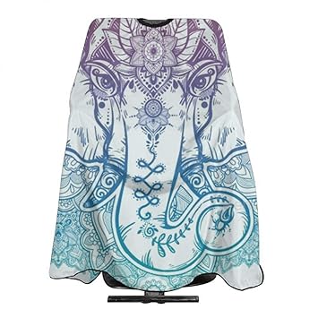Amazon Com Floral Paisley Elephant Head Barber Salon Cape Proof
