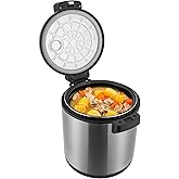 23L/6Gal Commercial Electric Rice Warmer,100 Cups Stainless Steel Rice Warmer(Not a Rice Cooker), Heavy Duty Cooked Rice Warm