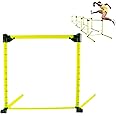 Adjustable Hurdles with Scale - Detachable Agility Training Equipment for Track, Soccer & Football, Indoor & Outdoor Use, Ideal for Athletic Jumping & Speed Drills