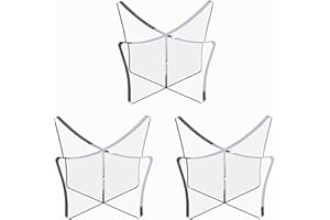 HEMYLU Large Ball Stand 3-Pack, Acrylic Display Stand for Football Basketball Soccer Volleyball Rugby, Ball Display Holder for Storage and Displaying