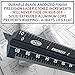 OCM 1 Laser Etched Engineer - 12 Inch Anodized Triangular Engineer Imperial Scale Ruler (Proffesional Grade Solid Extruded Aluminum) Imperial Scale Civil Engineering Architectural Drafting Ruler