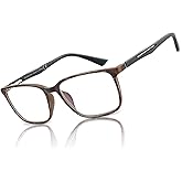 BLUEMOKY Blue Light Reading Glasses for Men，Sport Square Frame Readers, Anti Glare Computer Glasses