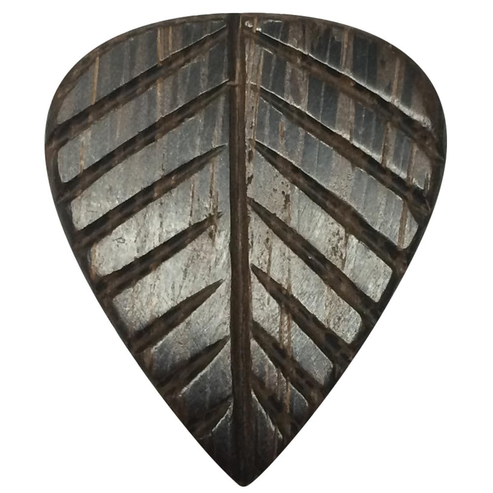 Clayton Plectrum Exotic Wood Wenge Leaf Packing 3 pcs.