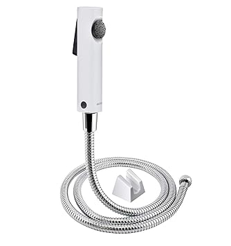 ALTON SHR20855 ABS Health Faucet With SS-304 Grade 1.25 Meter Flexible Hose Pipe and Wall