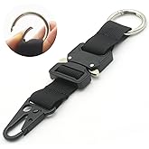 ONE WVW PIN Tactical Key Chains for Mens, EDC Gear Clips with HK Clip, Large Military Keychain Molle Accessories