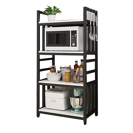 DCCER Rejilla para Horno de microondas, Armario de 4 Capas ...