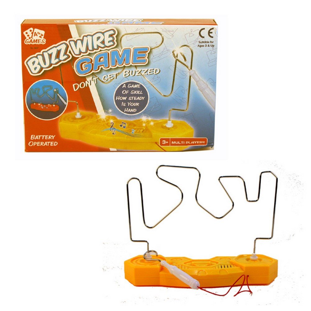BUZZ Super Nerve Game Wire Skill Maze Childrens Adults Nerves Touch