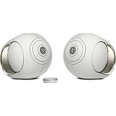 Devialet - Phantom Ultimate 108 dB - 2 Speakers with Remote - Light Pearl | Includes Two Units and Remote - High-Res Audio - Deep Bass - Zero Distortion - Premium Audiophile Sound