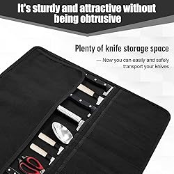 Chef Knife Bag With 24 Slots Cutlery Knives Holders