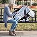 Kids N’ Such Peekaboo Baby Car Seat Cover Car Seat Canopy & Nursing Cover, Arrow/Blue Minky