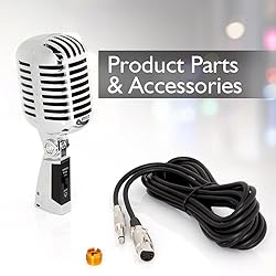 Pyle Classic Retro Dynamic Vocal Microphone - Old