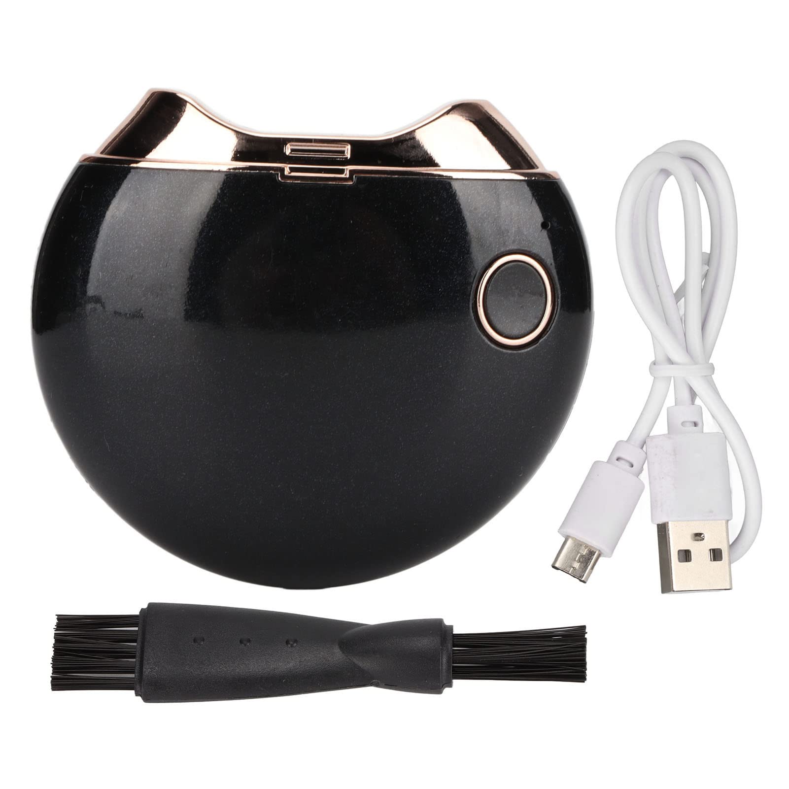 Electric Nail Clippers, Automatic Nail Polisher, Cordless Curved 1-Button Portable Nail Trimmer for Toes & Fingers, Mess-Free Design, Black, Professional Manicure Tool