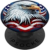 Patriotic Eagle US Flag America PopSockets Adhesive PopGrip