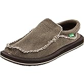 Sanuk Mens Original Chiba Loafers for Men | Mens Shoes | Slip On Shoes for Men | Big & Tall Sizes 8-18 Available | Comfort Foam Footbed