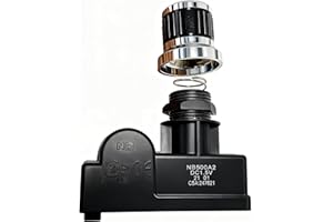 MCAMPAS Universal AA Battery Push Button Igniter - Gas Grill Replacement Compatible with Char-Broil, Nexgrill, Brinkmann, Blackstone Griddle (2 Outlet - Silver)