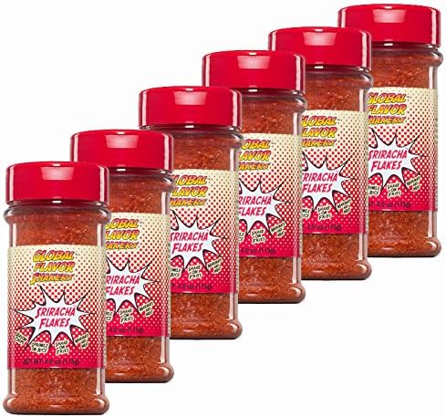 Sriracha Flakes (Case - medium (Six 4 oz. shakers))