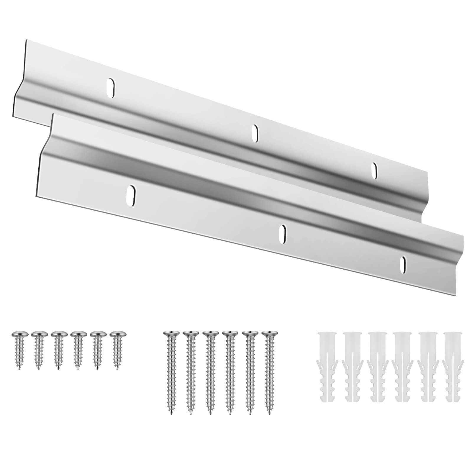 Linkstyle French Cleat Picture Hanger, Heavy Duty French Cleat Bracket Mirror Hanging Kit, 30 CM Z Bar Hanger Wall Bracket