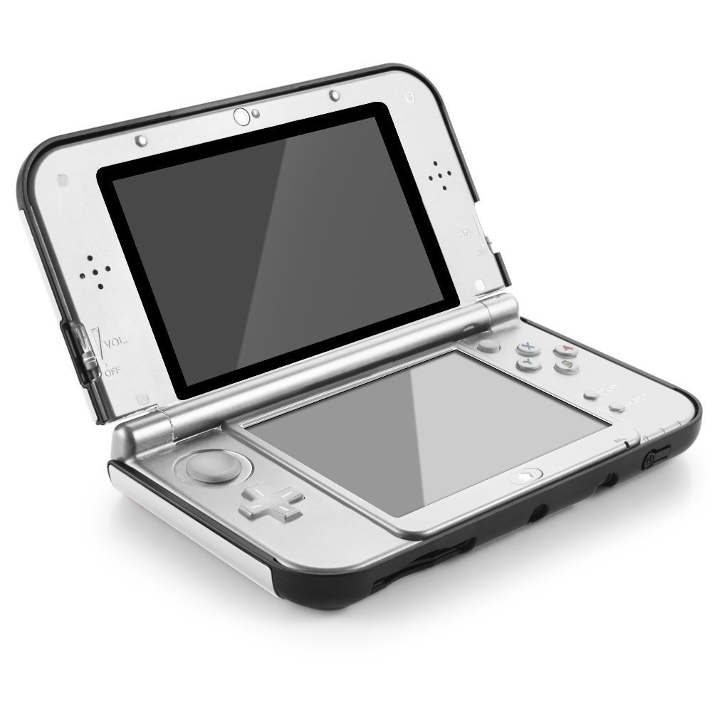 New 3DS XL Case - MIFAVOR Plastic Aluminium Full Body Protective Snap-on Hard Shell Skin Case Cover for New Nintendo 3DS XL 2015 (Silver)