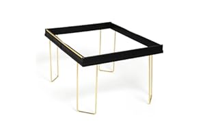 Smead Adjustable Hanging File Folder Frames, 13” W x 9.25” H x 16”-24” L, Black and Gold, Letter Size (64853)