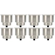 thumbnail image 2 of 4 Pack Stainless Steel Cup Holders With Drain – Perfect For Boat, RV, Or Camper 2 of 2