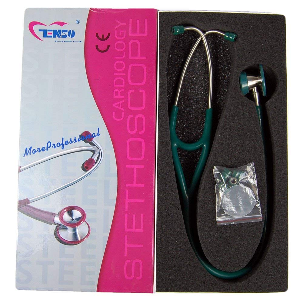 Valuemed Green Tube Cardiology Stethoscope