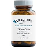 Metabolic Maintenance Silymarin - 300 mg Standardized 80% Milk Thistle Supplement - Liver, Cleanse + Detox Support, No Fillers (60 Capsules)
