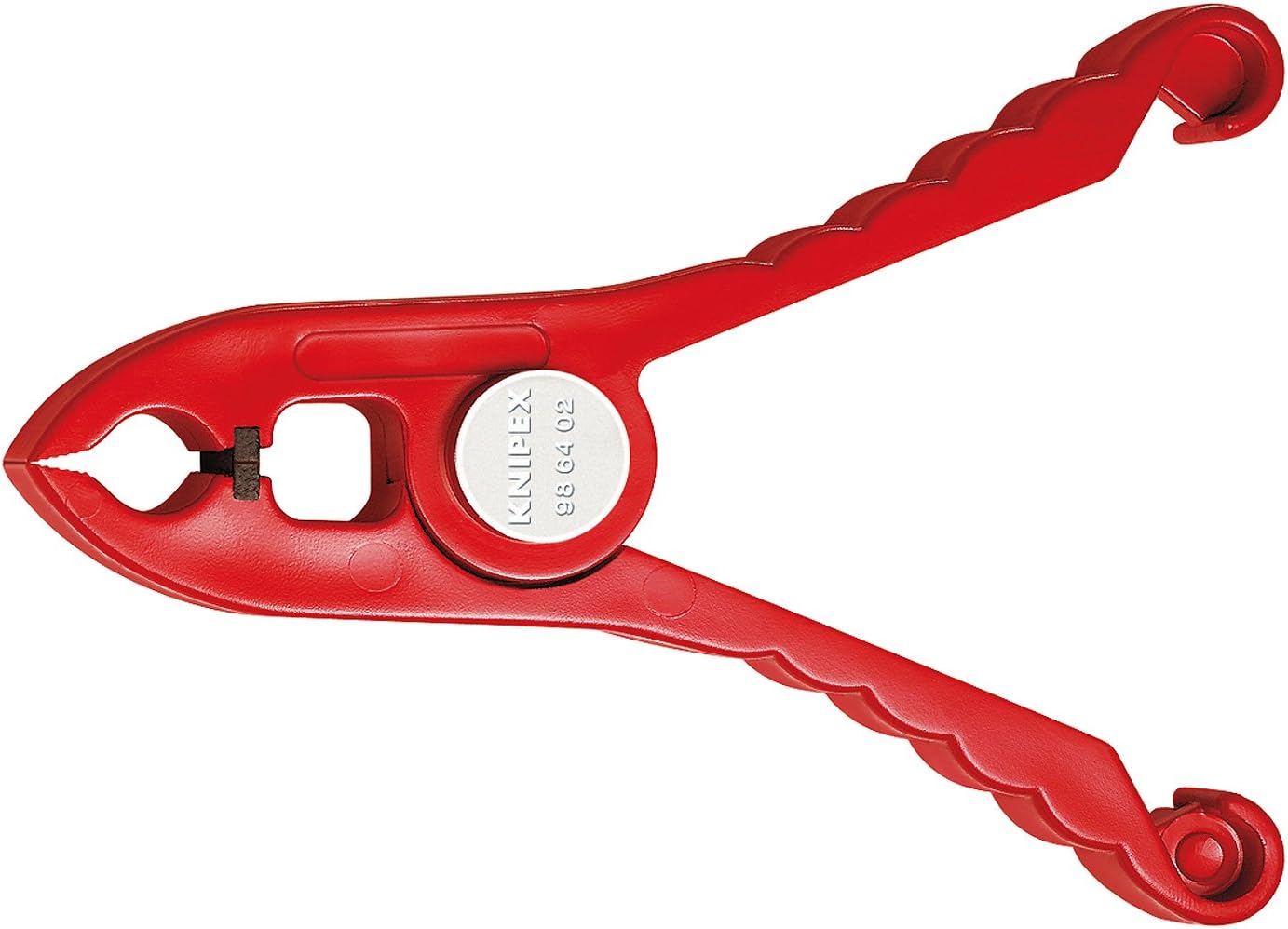 KNIPEX Insulating Clamps Plastic 150 mm, 98 64 02, Red