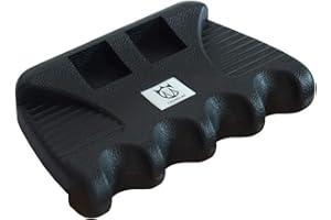 CROWN ME Cue Hoder, Cue Rest Cue Stick Holder, Portable Weighted Billiard Cue Rack with Chalk Holder, Pool Cue Holder, 4 Holes