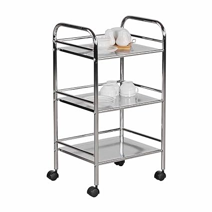 Royaloak Polo Service Trolley (White)