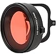 Red Filter with 16X Macro Lens, 58mm Action Camera Diving Filter with 16X Macro Close Up Lens, for 9 Sports Camera, Used for Underwater Photography