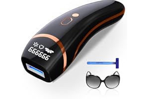 AMZGIRL IPL Hair Removal, Laser Hair Removal Permanent for Women and Men, 999999 Flashes at-Home Hair Removal Device for Facial Legs Arms Whole Body Treatment