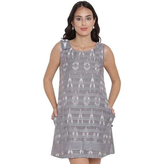 ikkat cotton long dresses