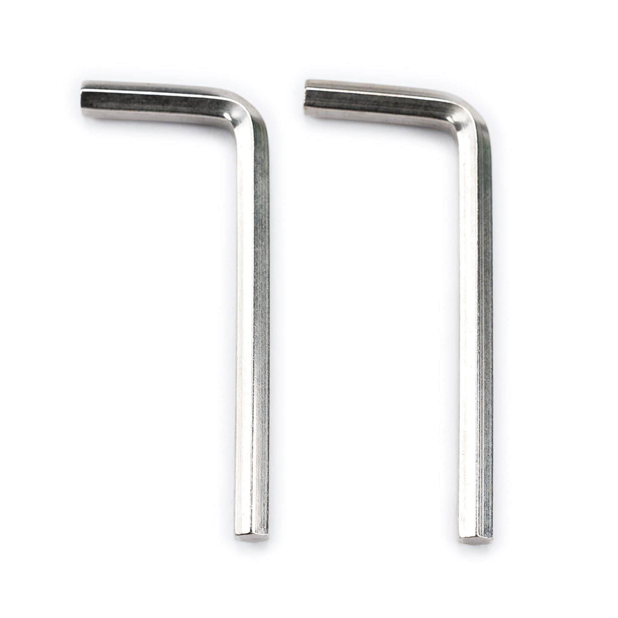 Musiclily Basic Metric 4mm Steel Guitar Epiphone Truss Rod Allen Key Hex Wrench, Nickel (Set of 2)