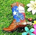 TEXAS BOOT AMERICA 3d New Fridge Magnet Landmark Souvenir Ceramic Resin Home Decor