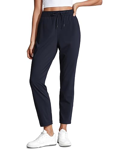 CRZ YOGA Womens 4-Way Stretch Ankle Golf Pants 7/8 Casual Dress