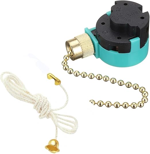Ceiling Fan Switch Ze 268s6 With Rope Wall Light Rotary Pull