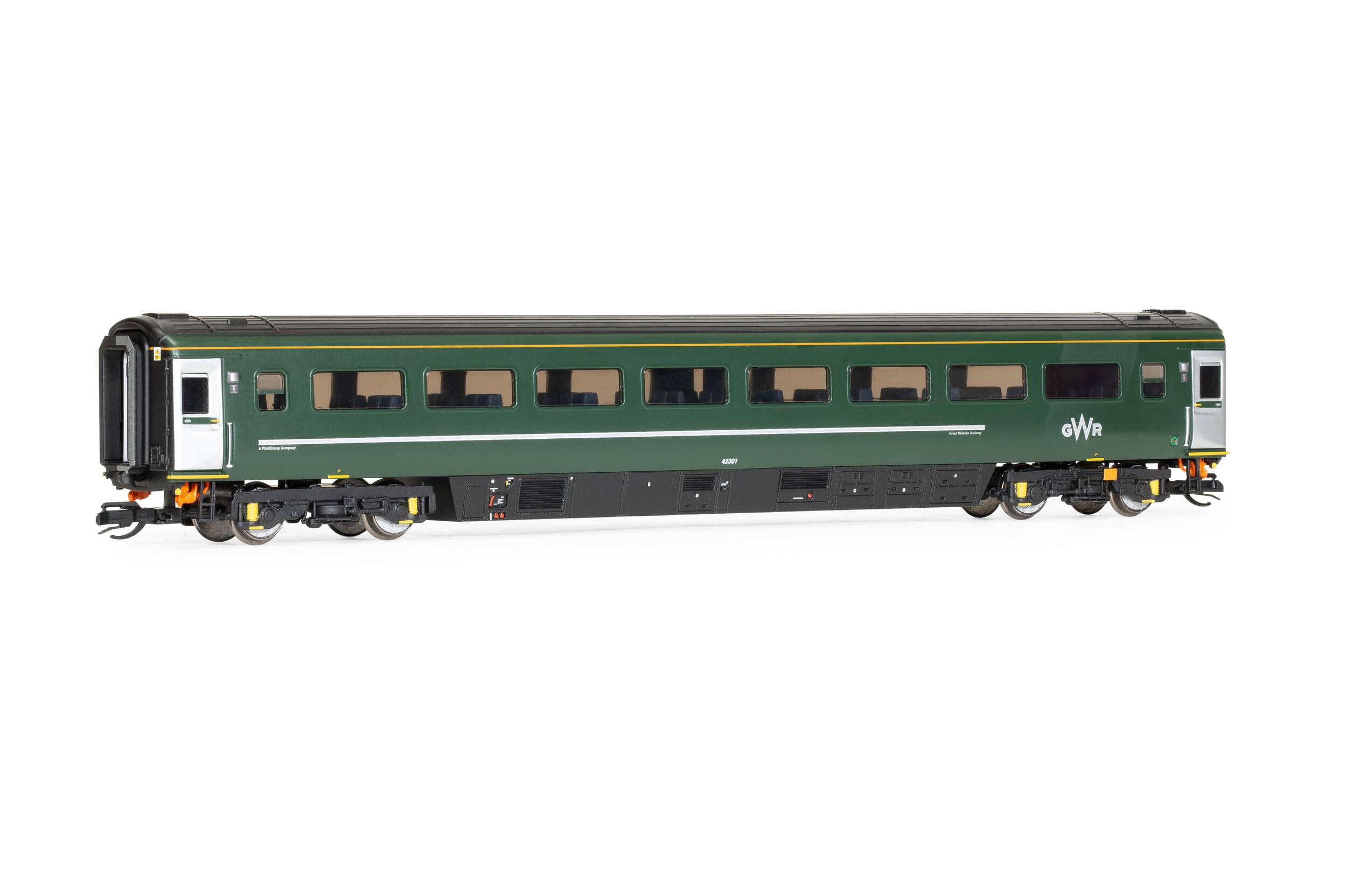 Hornby TT:120 Coach Car - TT4031 GWR, Mk3 Trailer Standard Open, 42301 - Era 11 Train Toy, TT Gauge Carriage for Train Set, Rolling Stock Models for Adults - 1:120 Scale Model Gift