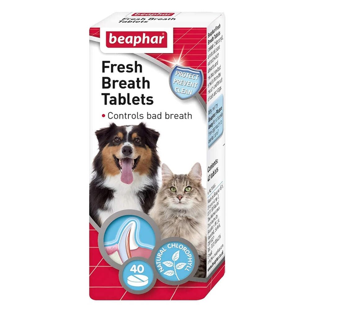 Beaphar Fresh Breath 40 Tablets (Pack of 3)