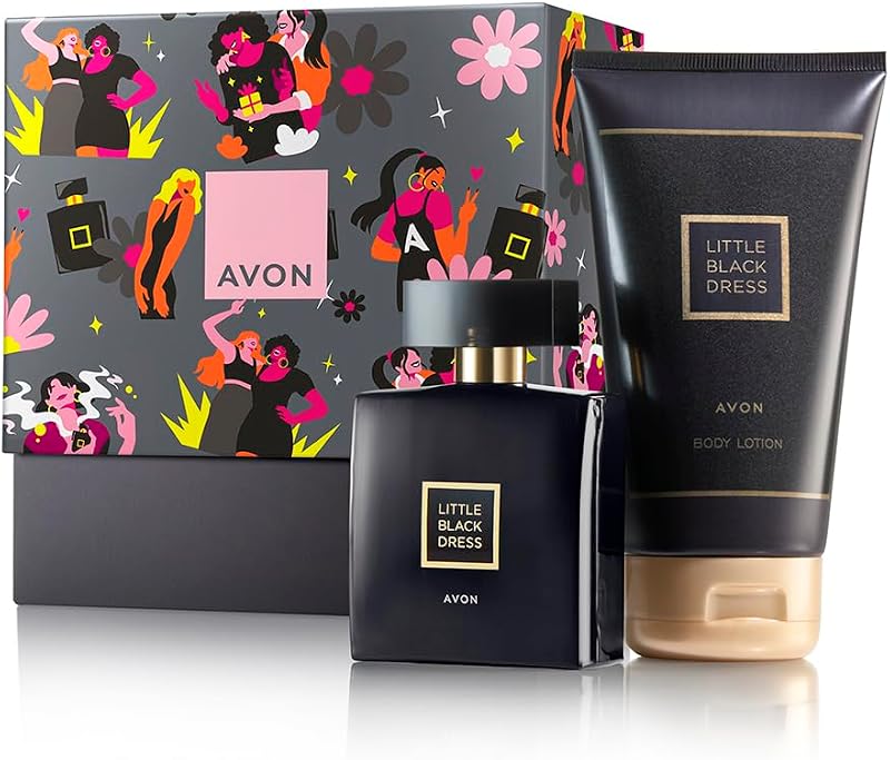Avon Little Black Dress Gift Set EDP 50ml Body Lotion 150ml Floral Oriental
