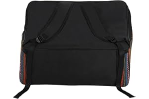 Aumotop IRIN IN-106 National Style Accordion Gig Bag for 48-120 Bass Accordions, Adjustable Ring, MultiLayer Connection Belt,