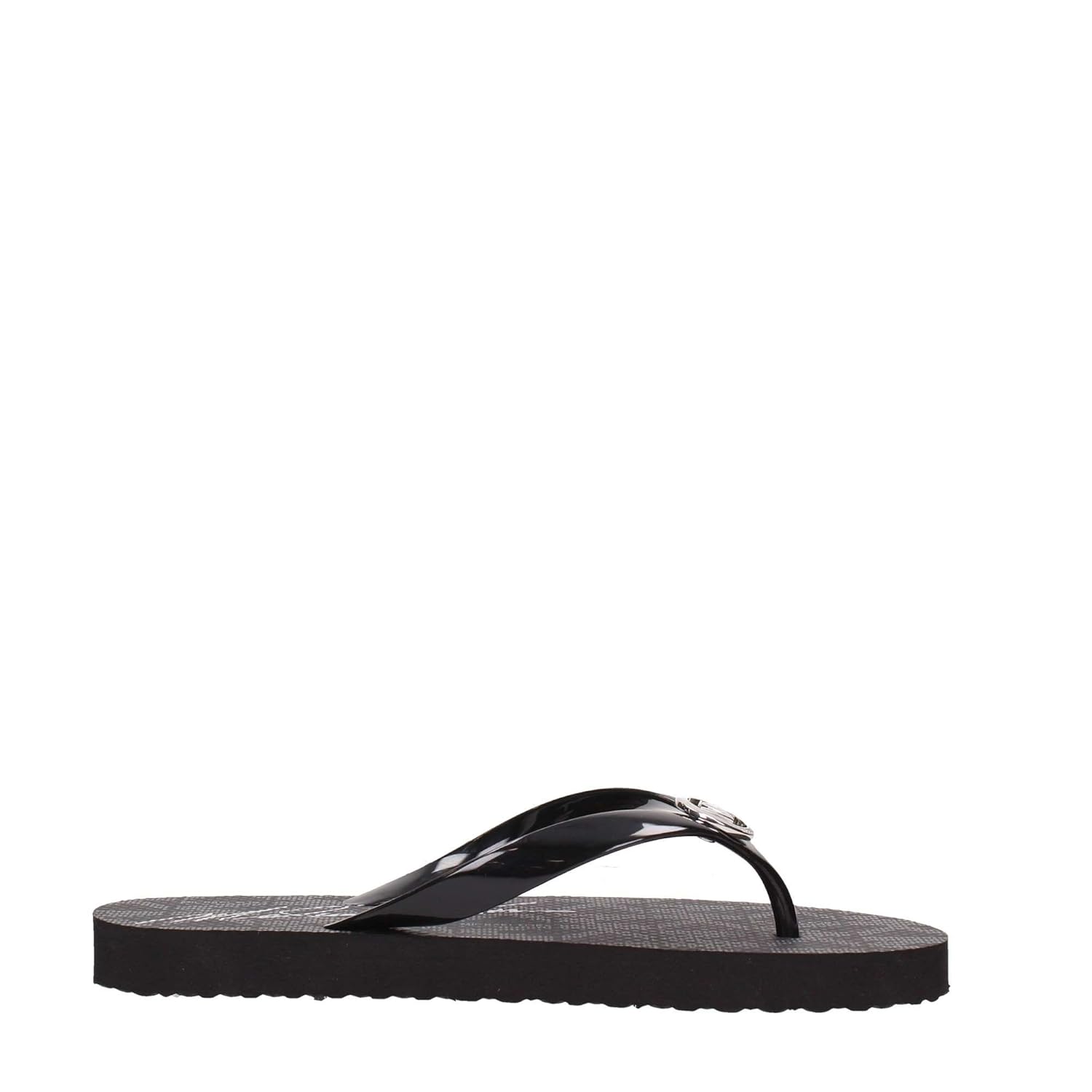 michael kors black flip flops