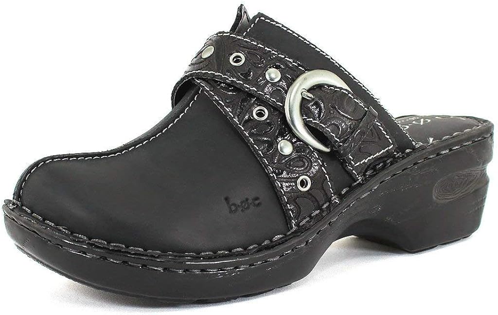 boc patent leather clogs