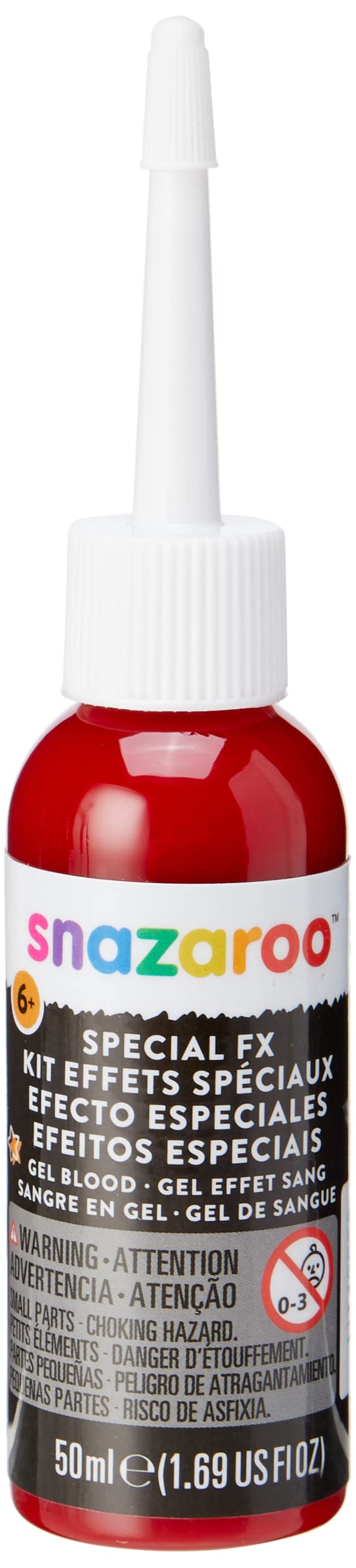 Snazaroo SZ1198170 - Dark Red Fake Blood Halloween Party Effects - 50 ml