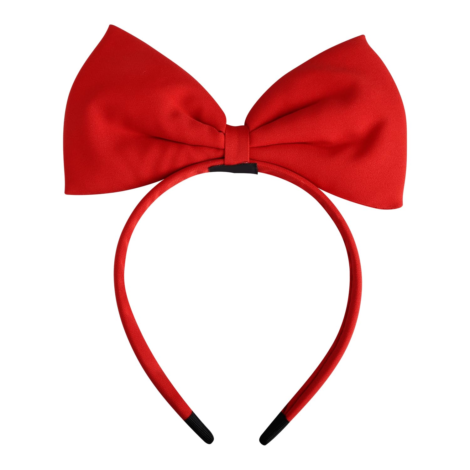 Tabanzhe Bow Headbands, Large Bowknot Headdress, Perfect Fashion Hair Accessory for Women & Girls, Cute Hair Hoop for Party & Cosplay (Red)